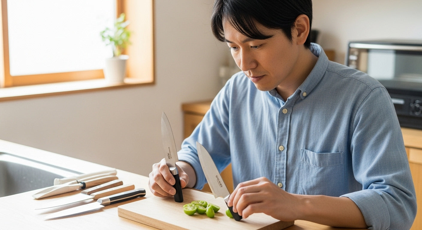 和包丁の鋼材を意識した初心者向けペティ選び|和包丁 鋼材 ペティナイフ 初心者 選び方を解説