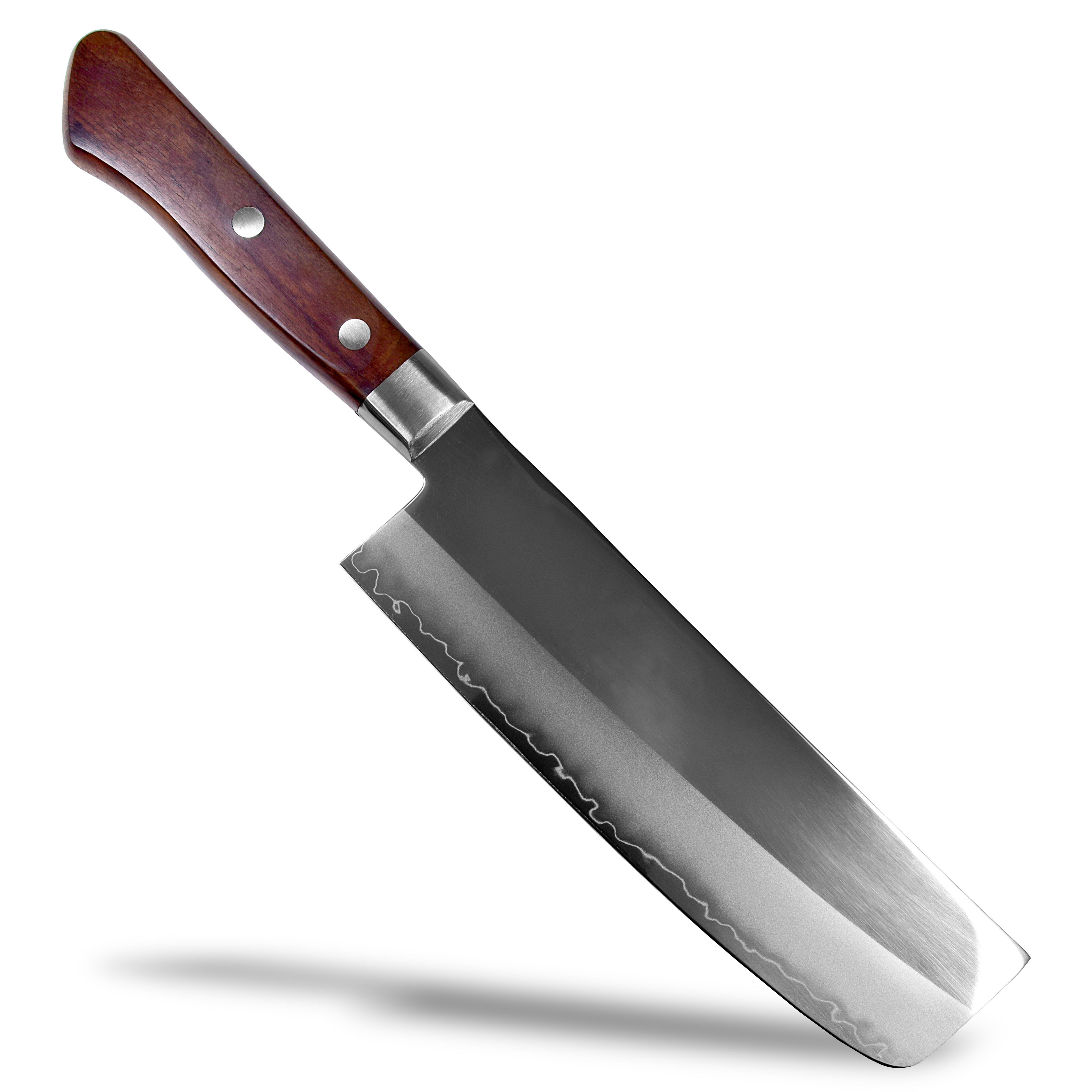 関三本杉 ゴールド割込 鍔付菜切 165mm