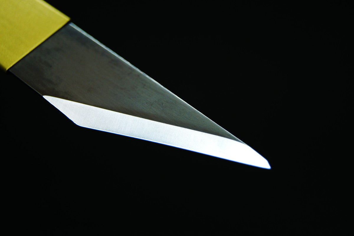 ペナントナイフ SS 真鍮サヤ 右利き用