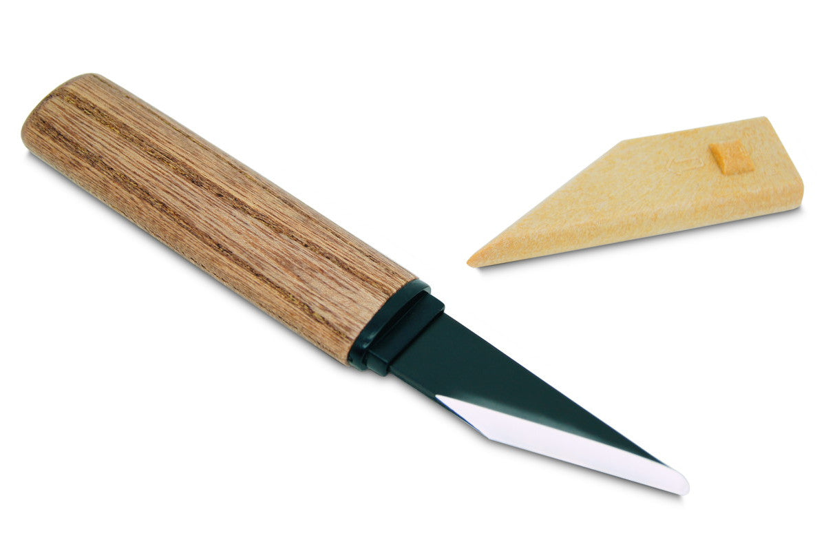 ペナント切り出しナイフ 木製 WB-300 右利き用