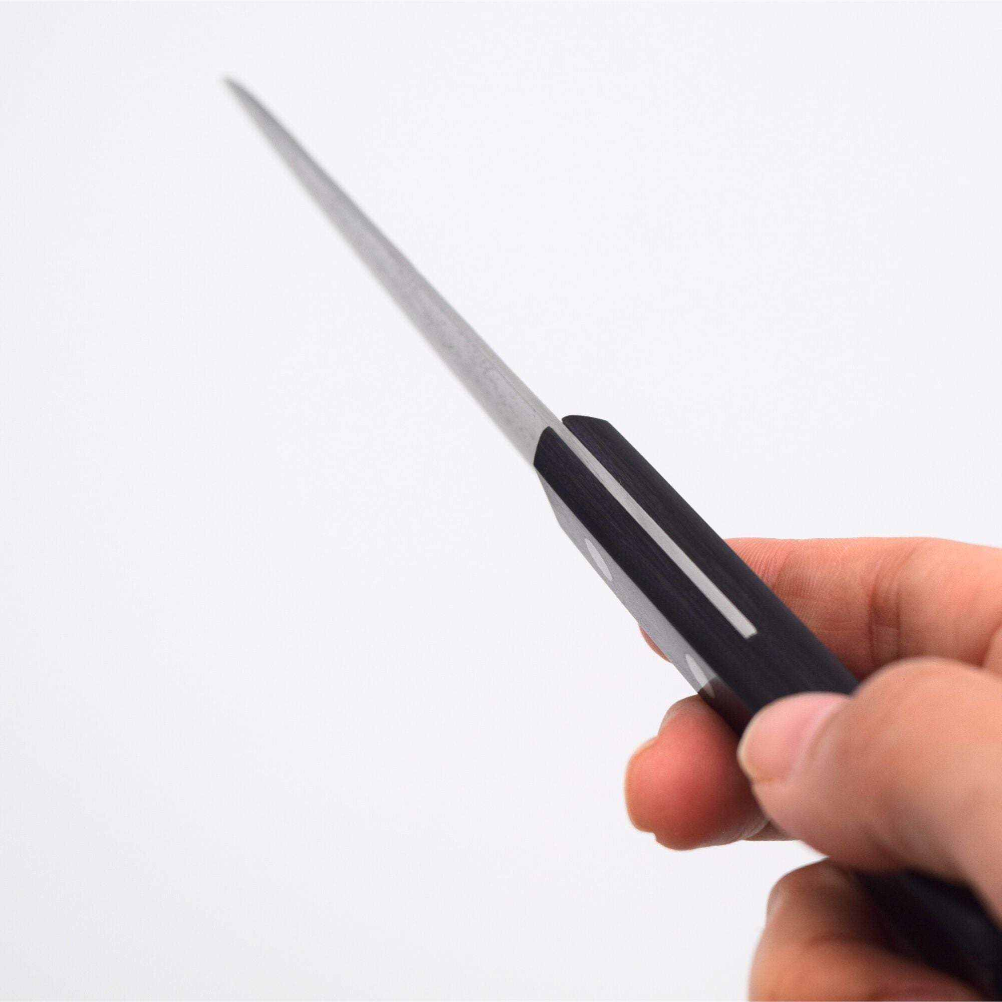 濃州正宗作 古流梨地 ペティナイフ 両刃