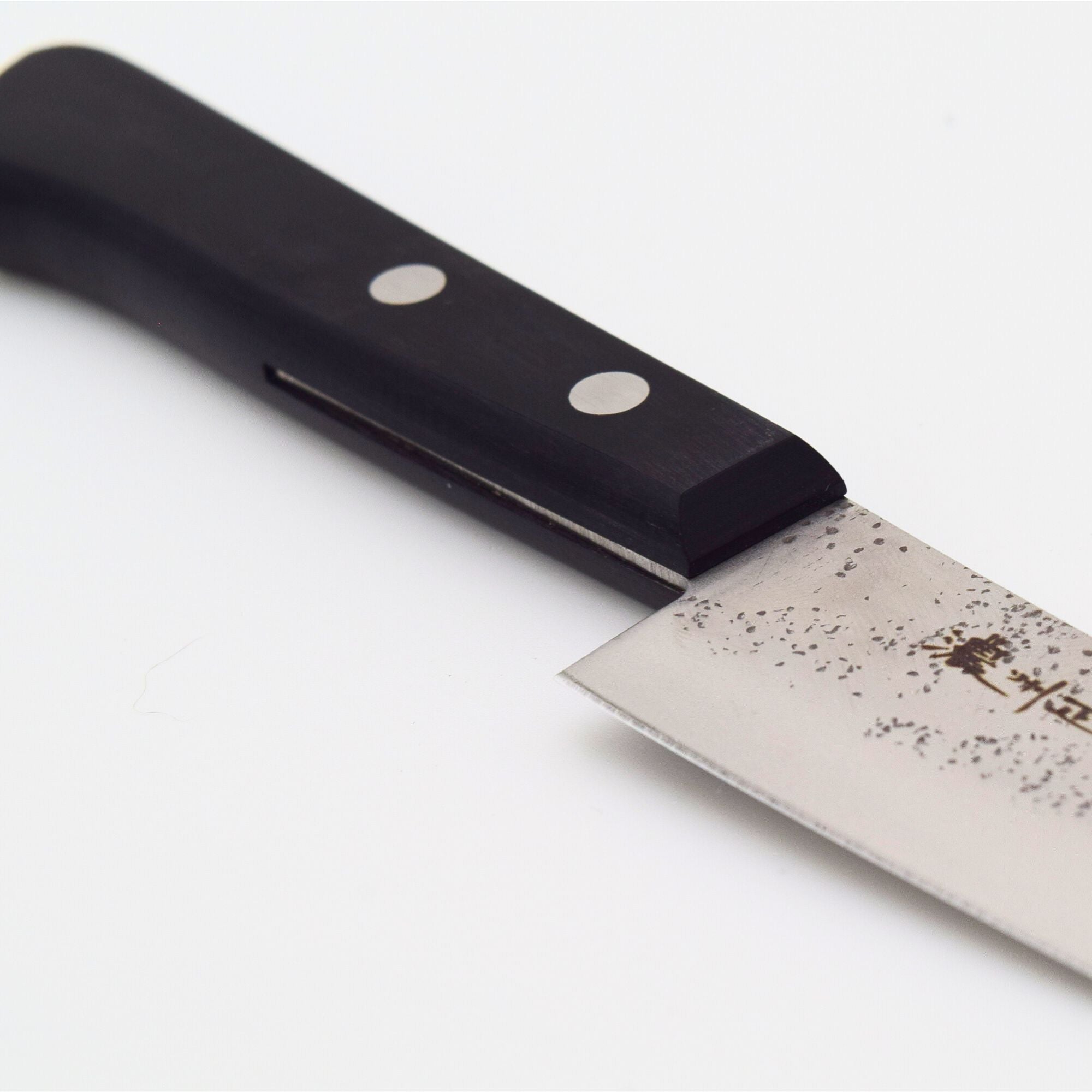 濃州正宗作 古流梨地 ペティナイフ 両刃