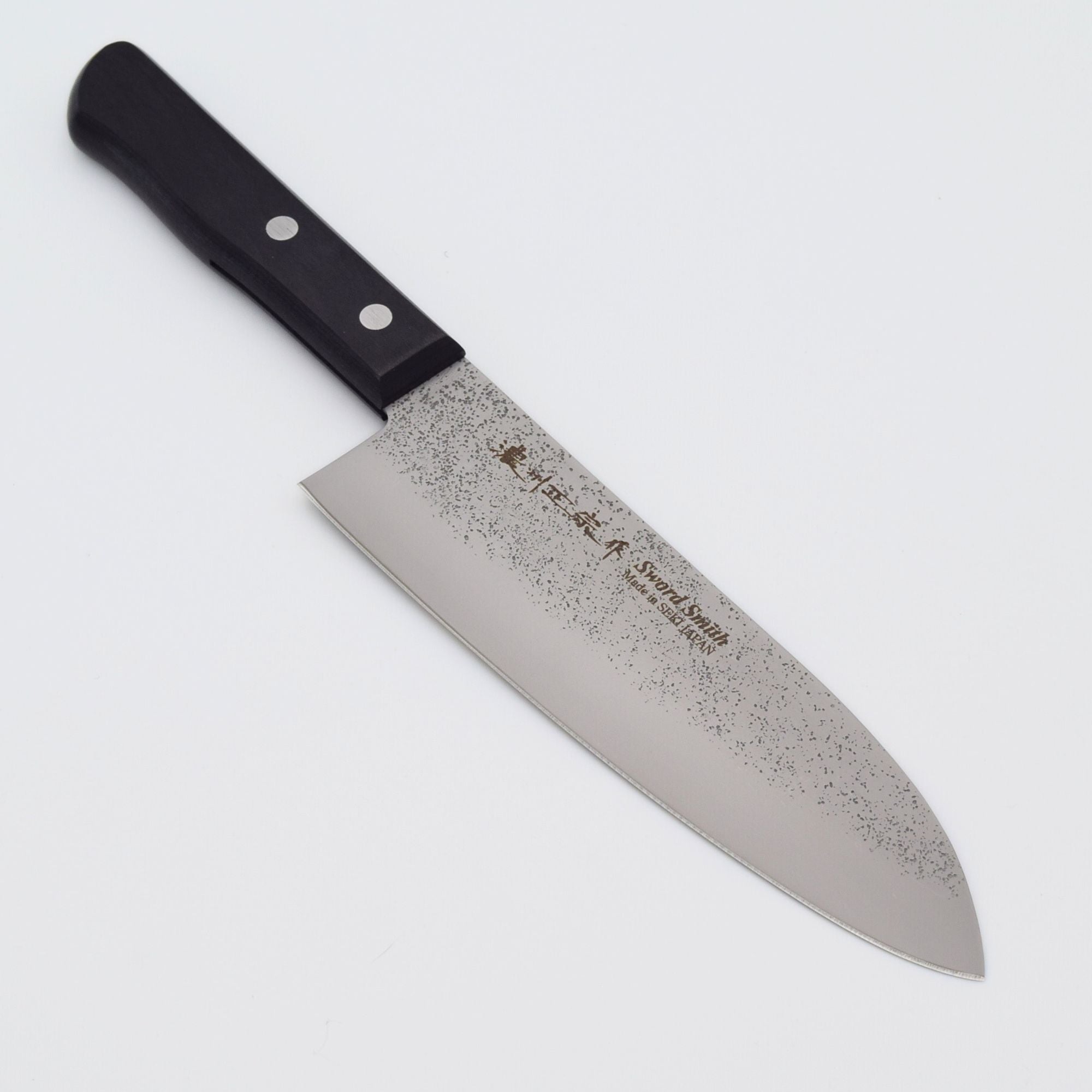 濃州正宗作 古流梨地 三徳包丁 両刃