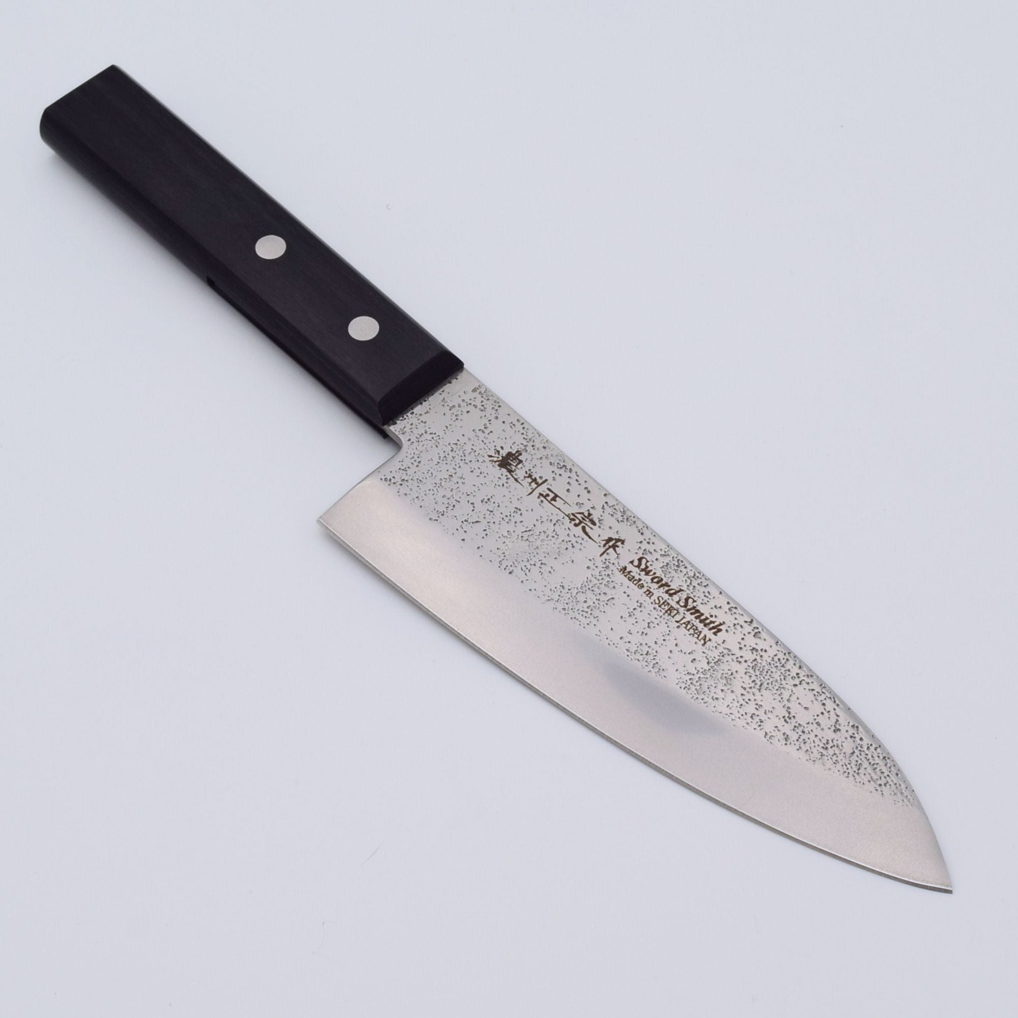 濃州正宗作 古流梨地 出刃包丁 片刃(右利き用)