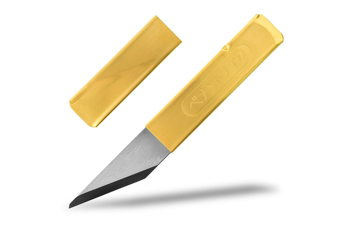 ペナントナイフ SS 真鍮サヤ 左利き用