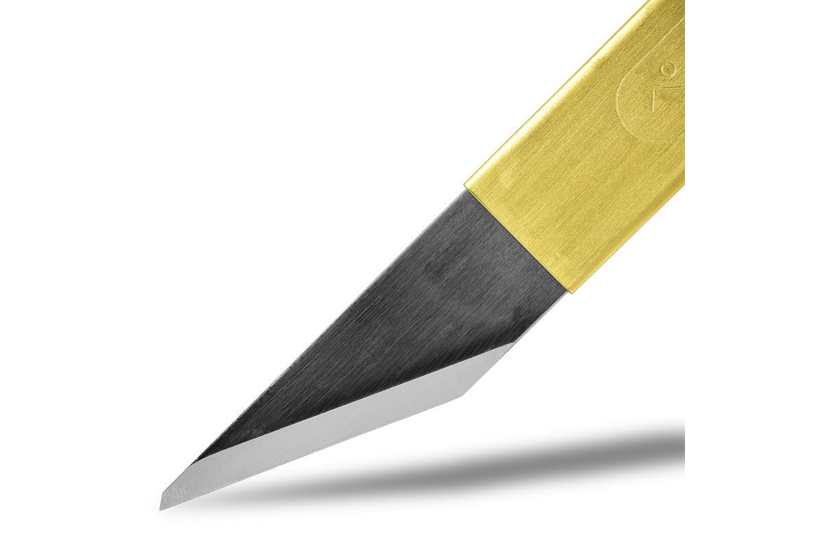 ペナントナイフ SS 真鍮サヤ 左利き用