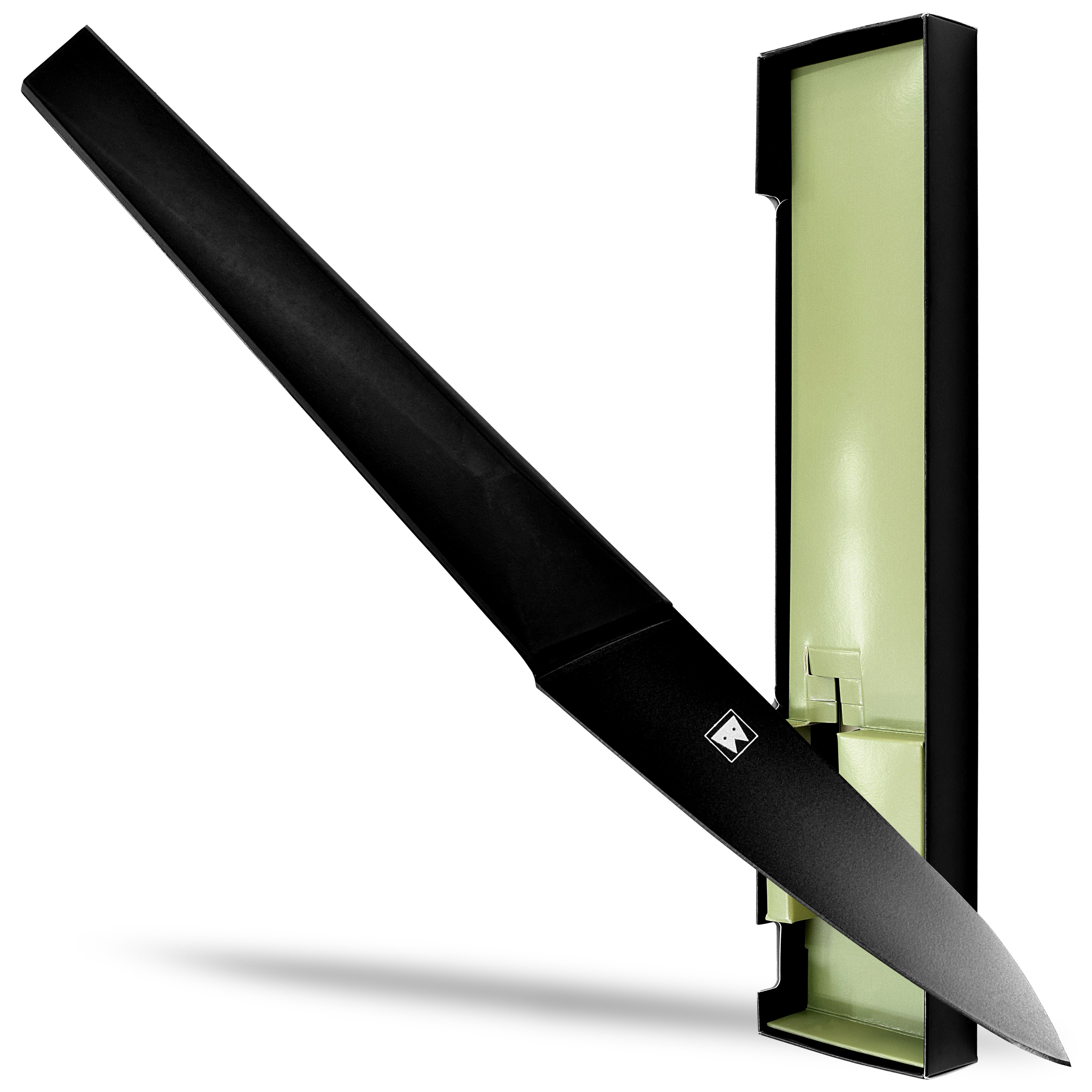 バイアキッチンブラック パーリングナイフ 100mm