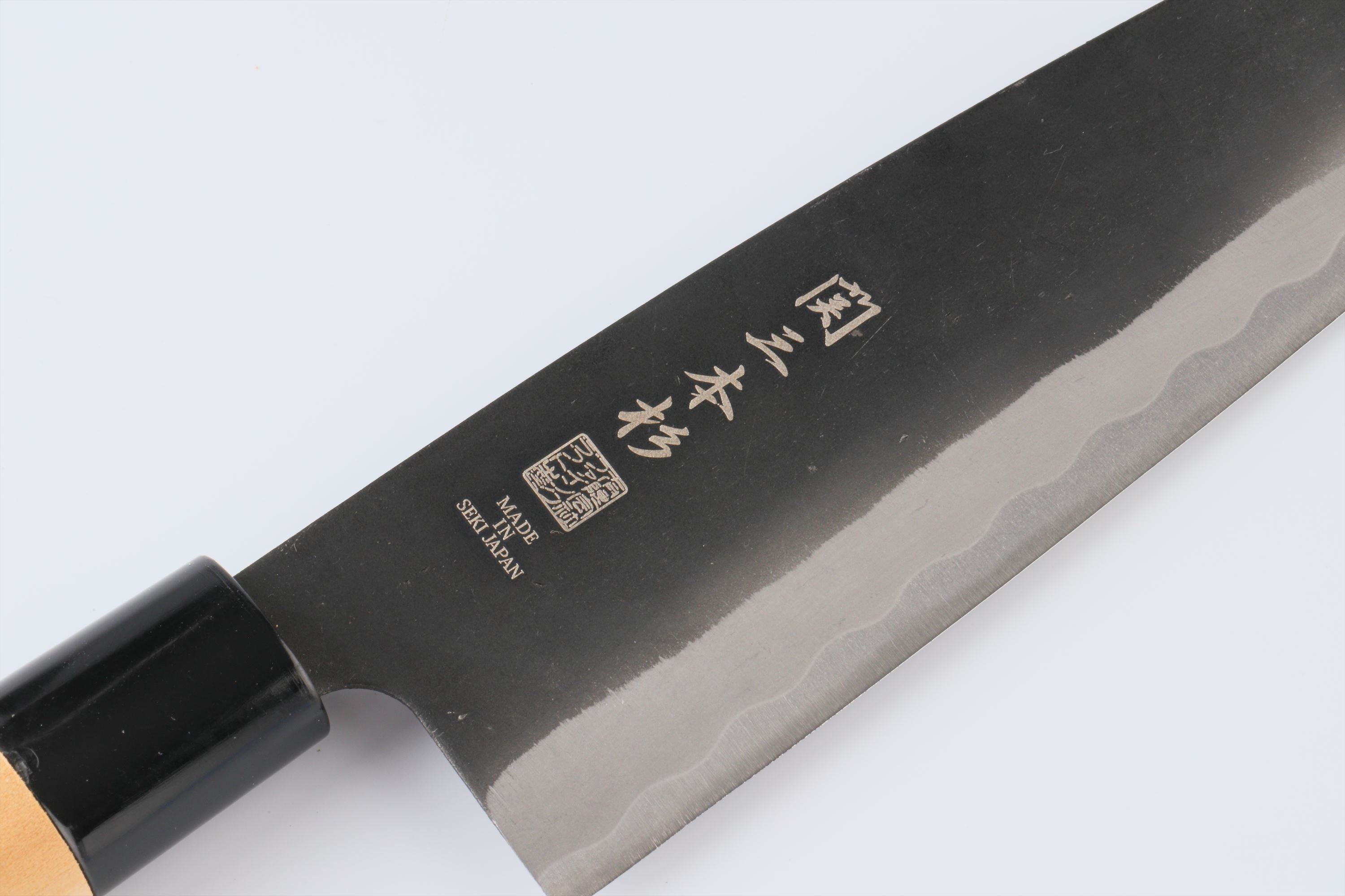 黒打ち和包丁 三徳 165mm