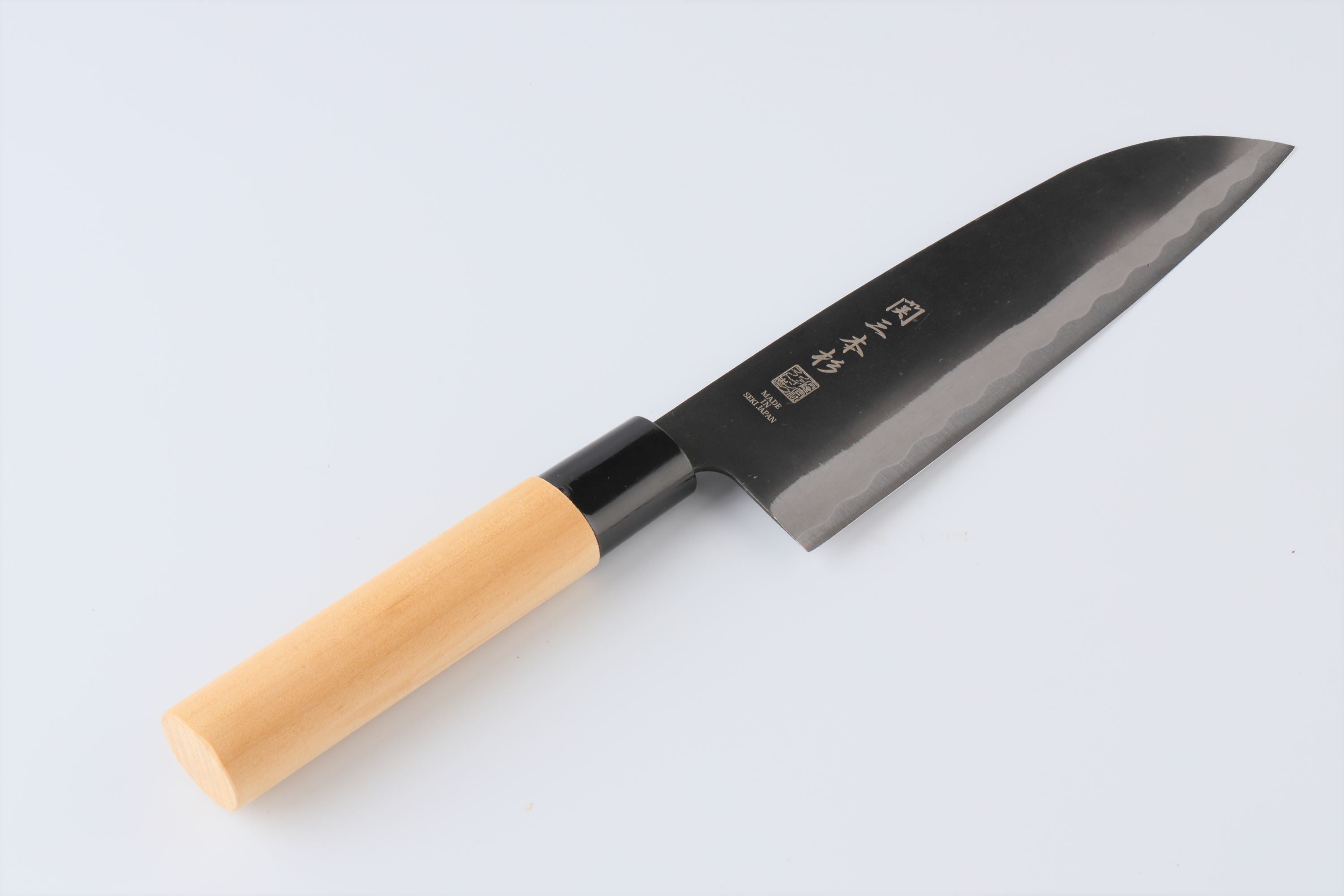 黒打ち和包丁 三徳 165mm