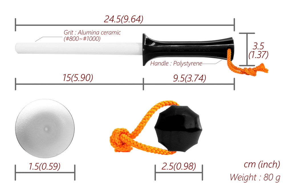 ポール砥石 ファインセラミック製