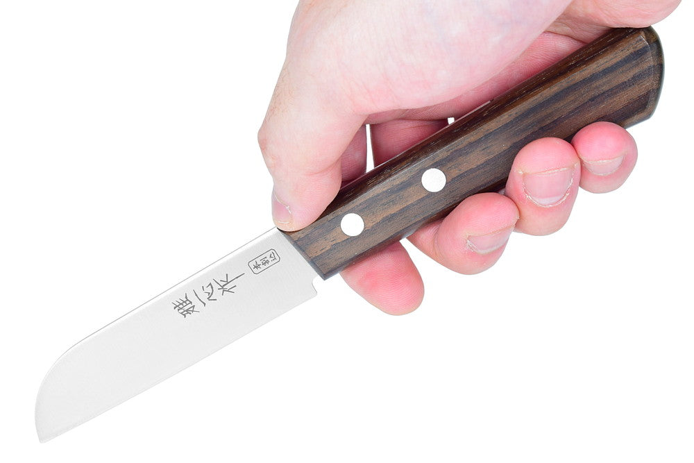 Paring Knife 90mm Seki Kanetsugu Miyabi Isshin Double-Edged