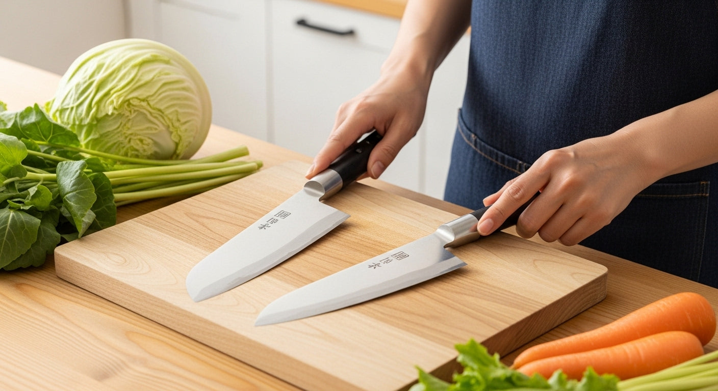 和包丁の種類で菜切と三徳の違いを知る｜和包丁 種類 菜切包丁 三徳 違いと使い分け