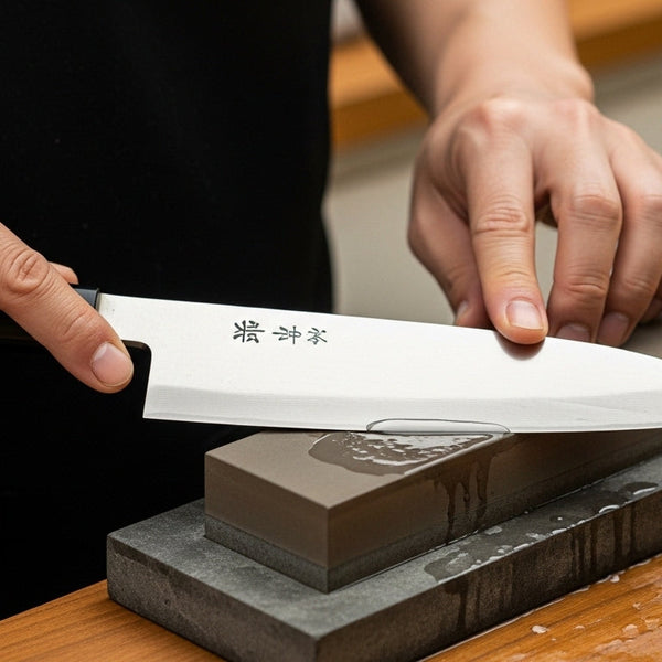 和包丁の研ぎ方で白紙鋼の良さを引き出す｜和包丁 研ぎ方 白紙鋼 研ぎ