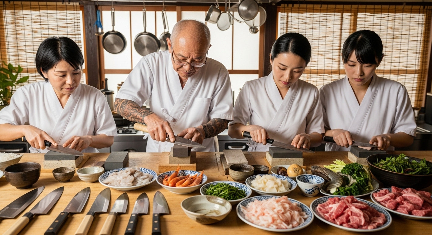和包丁の用途別で最適な研ぎ方を使い分ける｜和包丁 研ぎ方 用途別 コツを解説