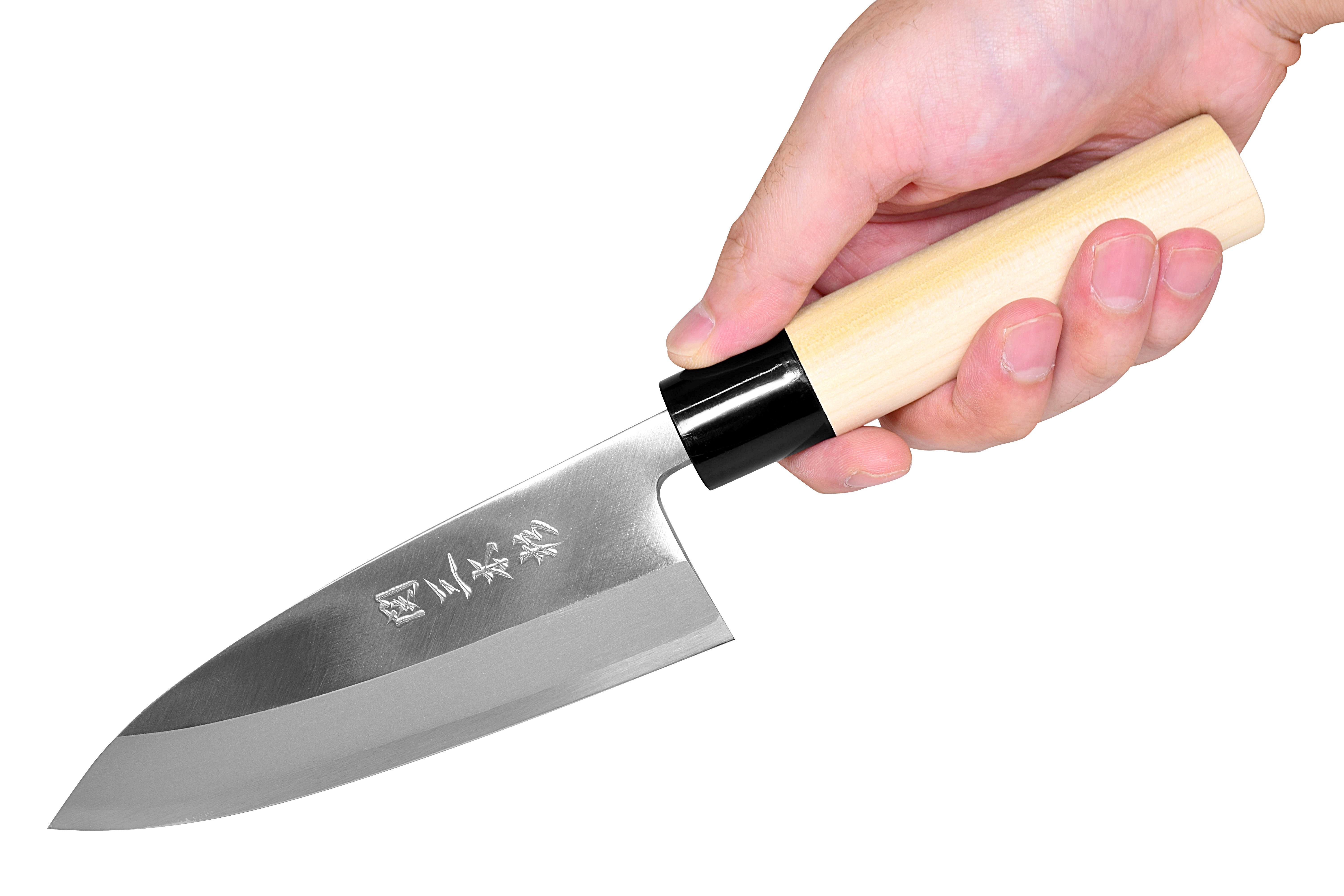 出刃包丁 左利き 150mm│白二鋼 鍛造│関三本杉│家庭用包丁│関の刃物